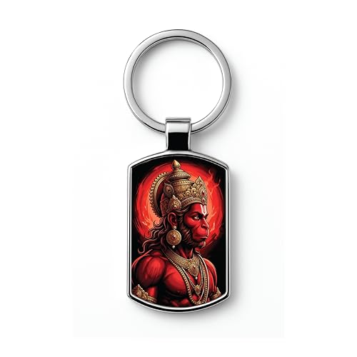 Image of Stylish Metal Keychains with Permanent Glossy Print - Inspirational Quotes & Spiritual Designs - Perfect Key chains for loved ones, Personal Use, Gifts & Return Gifts