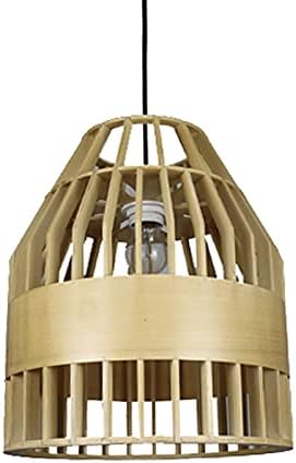 Amazon Co Jp Ttkdd 竹ランプ レトロスタイルe27天然木手作り織りペンダントライトシャンデリア天井照明器具ランプシェードリビングルーム寝室レストランカフェバークラブ 11 8インチ 6 9畳 ホーム キッチン