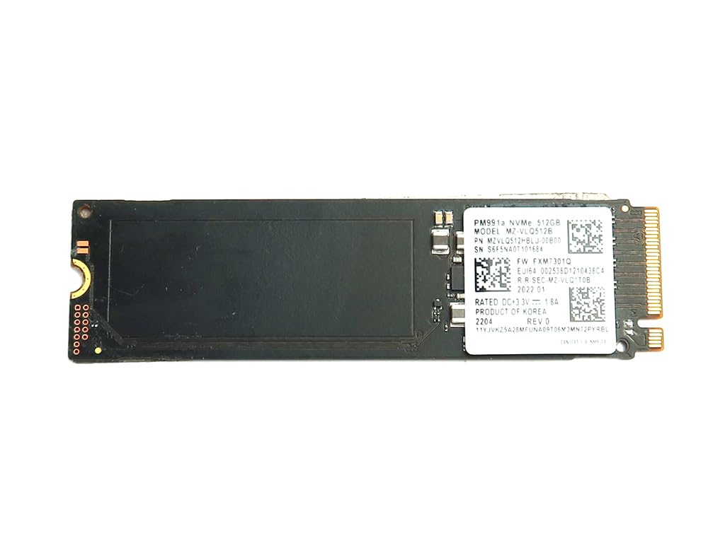Samsung PM991a MZ-VLQ512B 512GB NVMe M.2 2280 Internal SSD