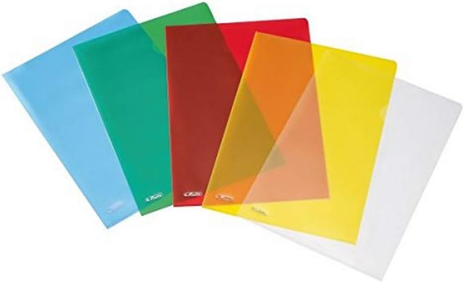 Blue A4 Pyramid-Embossed Document Sleeves. Yellow