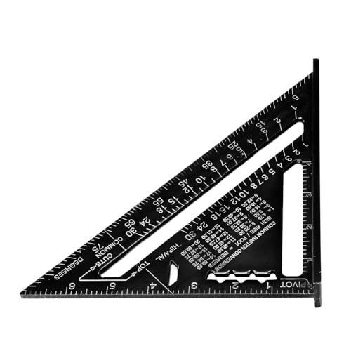Triángulo de carpintero de aleación de aluminio miniatura 3