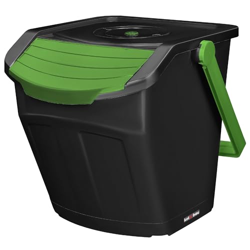 KOTARBAU® Mülltrennsystem Mülleimer Küche 1 Fach Abfalleimer Deckel Plastik Küchenabfalleimer Küchenmülleimer Recycling System Trennsystem Müllsystem Dustbin Mülltrennung Eimer Mülltrennsysteme