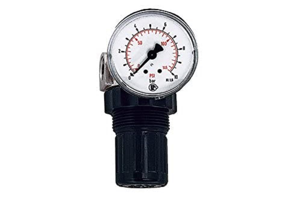 Riegler 101303 Druckregler für Wasser, Manometer, G 1/4, 0,1 - 3 bar
