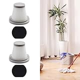 ZYNCUE Filtro de repuesto para aspiradora Hoover VSC02B16T-30, 2 unidades, compatible con aspiradora Bush, dimensiones 5 x 85 x 85 cm accesorios de aspiradora