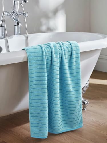 Image of NAUTICA Quick Dry Towel -1pc Bath Towel (ridgeport) | 500 GSM l 30 x 60 inch | Quick Dry Large Pool & Travel Towel | Blue