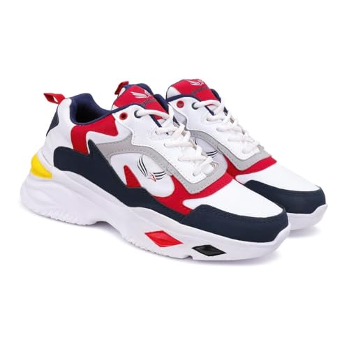 BERSACHE Sports Shoes,Walking,Gym,Cricket, Trending Running Shoes for Mens -9011-White BERSACHE Sports Shoes,Walking,Gym,Cricket, Trending Running Shoes for Mens -9011-White