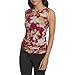 Calvin Klein Women's Sportswear Blouse,Jewel Multi,L