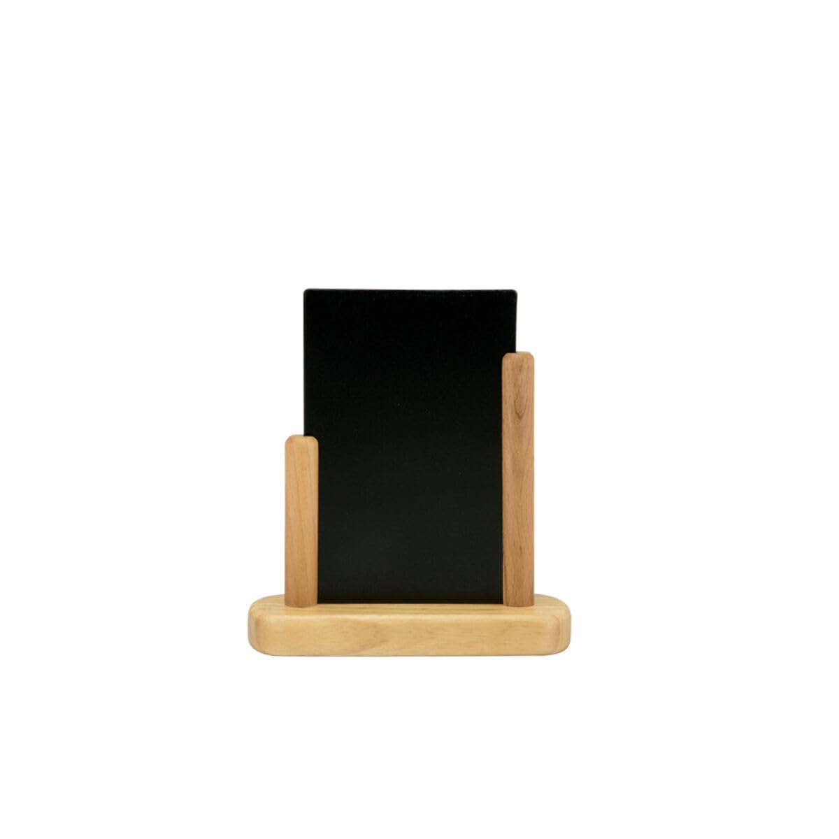 Securit Lacquered Elegant Table Chalk Board, Wood, Teak, Small, 10 x 15 cm