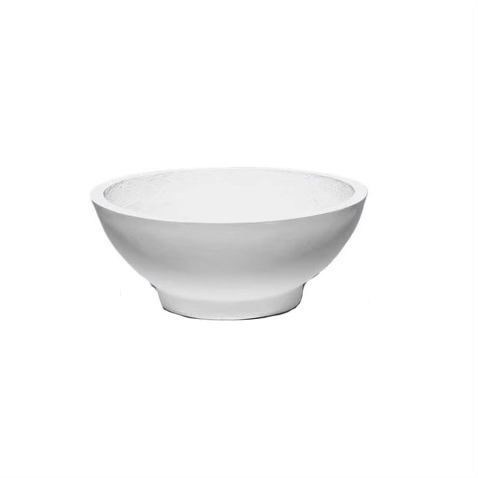 Kx9lb8d White Flower Planters Bowl Shape Cement Planter Round Large Hydroponic Clay Simple Flower Bed Bonsai