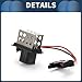 INFINAUTO HVAC Blower Motor Resistor, Heater Blower Resistor No.2710000QAC for Renault Clio MK1 1990-1998