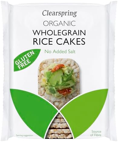 Clearspring Organic Rice Cakes - No Added Salt 130g