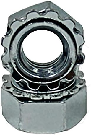 5/16-24 Hex Keps Nuts/Steel/Zinc Plated (Quantity: 100)