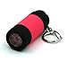 Produktbild DaoRier Schlüsselanhänger Taschenlampe Mini-USB Aufladbare LED-Taschen-wasserdichte LED-Schlüsselanhänger 1pcs Rosa