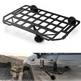 AMOSIJOY Heavy-Duty Magnetic Vehicle Side Table Für SUV Wohnmobil Camping Autotisch (55cm*25cm,Black)