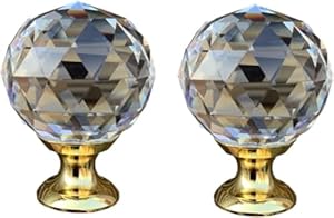 Srblrm SRBLRM Gałki Kryształowe 2 szt.