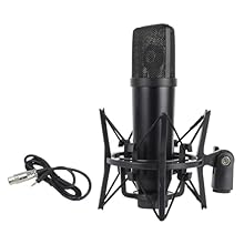 The U87 Condenser microphones delivers professional studio grade sound claritys with its precisions engineered metal diaphragm, capturing every vocal nuances for sound reproduction Perfect for noise sensitive scenarios such as online meetings, live b...
