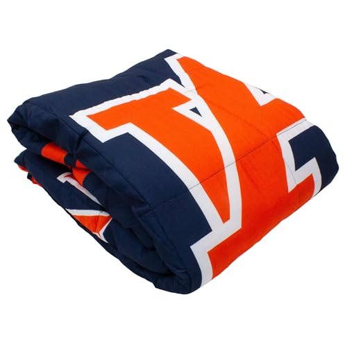 Image of Everything Comfy Auburn Tigers Reversible Big Logo Soft and Colorful Comforter, Full