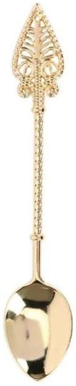 Löffel Restaurants Vintage Löffel Royal Style Teelöffel Kaffee Dessert Scoop Geschirr Küchenwerkzeug Esslöffel Hause(A)