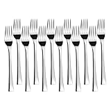 JAY - 11049002 - Pack de 12 Tenedores de Mesa, Colección Vanity, 206 mm, Acero Inoxidable, Espesor 2 mm, Ligereza y Equilibrio para Uso Diario, Fabricado en España