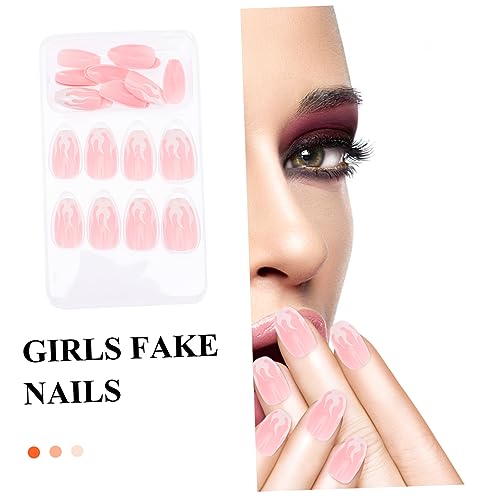 FRCOLOR 144 Peças De Unhas Postiças Removíveis Unhas Postiças Ponta Francesa Prensa Nas Unhas Pontas
