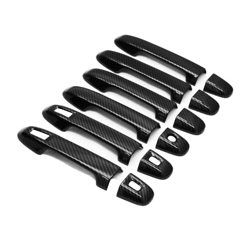 DressCarParts エスクァイア 80 85 系 イミテーション カーボン ドア ハンドル カバー