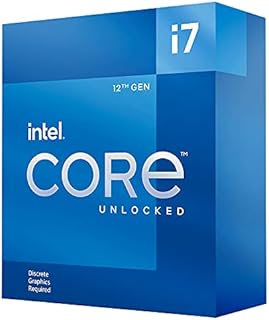 Intel Core i7-12700KF Desktop Processor 12 (8P+4E) Cores up to 5.0 GHz Unlocked  LGA1700 600 Series Chipset 125W