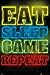 Produktbild Close Up Gaming Poster Eat Sleep Game Repeat (61cm x 91,5cm)