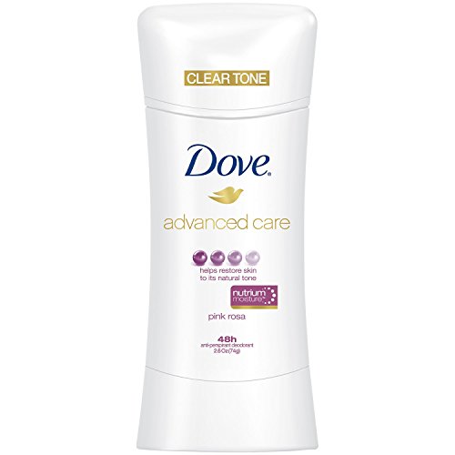 Dove Deodorant 2.6 Ounce Adv Care Anti-Perspirant Pink Rosa (76ml) (6 Pack)