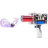Handheld Tesla Coil Gun, Portable Artificial Lightning Rechargeable Arc Plasma Mini Spark Gap Arc Generator Experiment Science Model