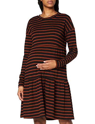 Supermom Dress LS Stripe Kleid, Tortoise Shell-P650, S para Mujer