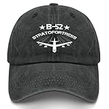 B-52 Buff Military Airplane Flag Hat for Men Vintage Washed Distressed Baseball