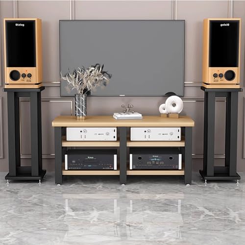 Muebles Salon Modernos y Soporte Altavoces en Madera de Ingeniería E1 8