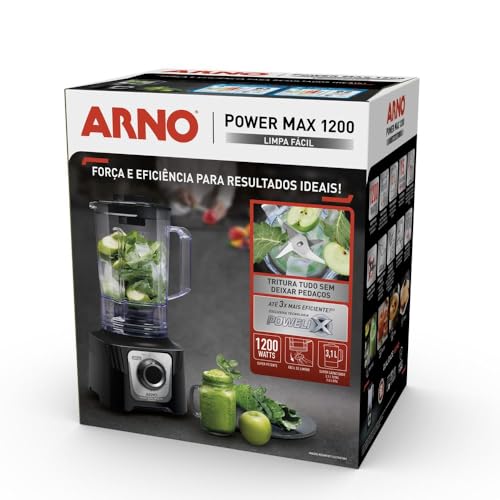 Liquidificador Power Max 1200W Limpa Fácil PT LN78 127V