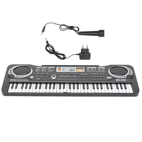Piano Electrónico de Abs 61 Teclas SHOWERORO Juguete Educativo Musical Infantil Ligero