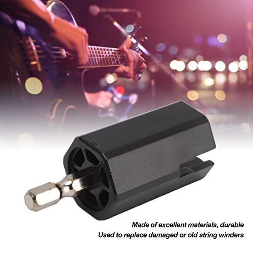 Ferramenta Enroladora De Cordas De Guitarra Preta Profissional Para Guitarras Acústicas E Elétricas,