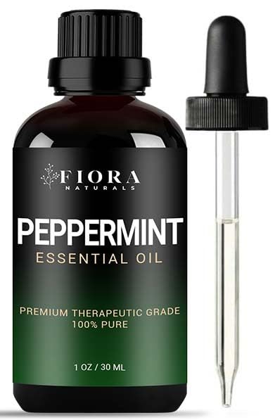 Image of Fiora Naturals Peppermint Oil, 100% Pure Peppermint Essential Oil for DIY | Mentha Piperita Mint Oil for Aromatherapy, Diffuser, Massage, Skin, Hair, Scalp, DIY Soap & Candle Making, Aceite de Menta