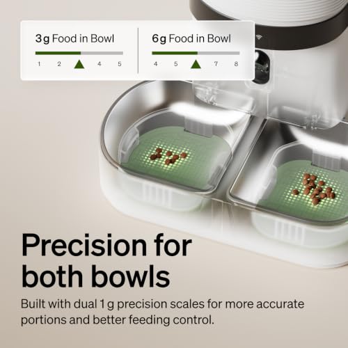 Image of PETLIBRO Automatic Cat Feeder for 2 Cats, AI Recognition Camera Intake Log