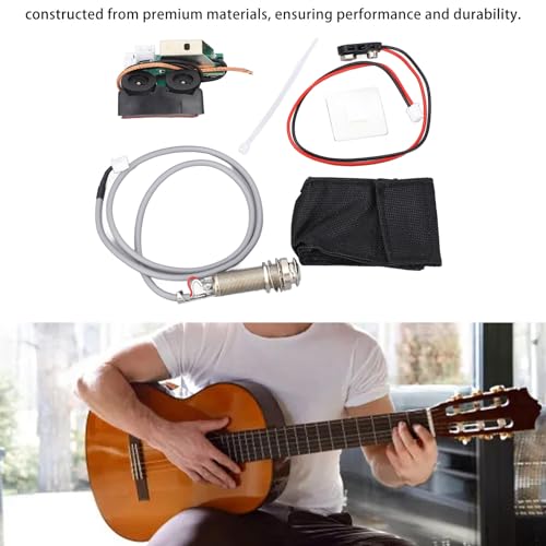 Preamplificador para pastilla de guitarra con control de volumen y tono, ecualizador preconectado para sistema VT1 miniatura 7