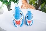 YHPHany Shark Dog Blue Plush Toy, 【11inch】 sharkdog Plush Animals Stuffed Doll Birthday Gifts,Kids,Boys,Girls (Blue Shark Plush)