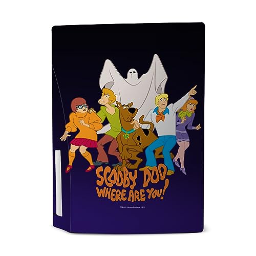 Graphismes vinyle plaque frontale autocollant PS5 Scooby-Doo Head Case Designs, le cadeau de jeu - 3