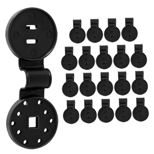 NULYLU Garden Plastic Sunshade Clips 20pcs Shade Cloth Clips Lock Grips for Tarps Sunshade Accessories Easy Install