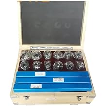 Push Type Keyway broaches 21pcs Keyway Broach Tool Set 10mm 12mm 14mm Broaches 32-50 Bushings Shims HSS Cutting Tools for CNC Machine