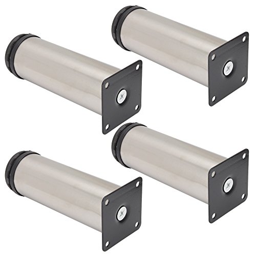BQLZR DIY &Tools Lot de 4 Pieds réglables pour clic-clac 15 x 6 cm