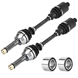 Rear Left & Right CV Axle Shaft with Wheel Bearing for Polaris Sportsman 450 570 HO Touring X2 ETX 2