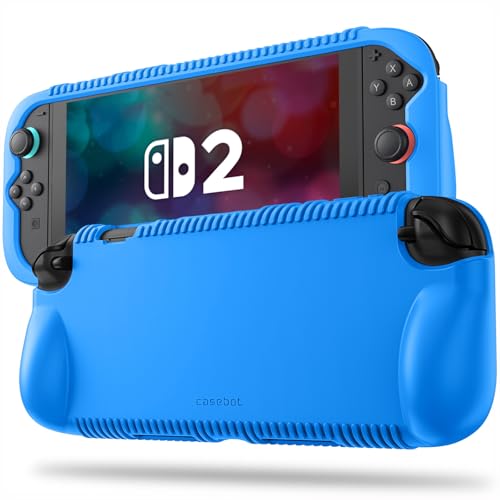 Funda para Nintendo Switch 2 antideslizante y a prueba de golpes con diseño ergonómico de agarre