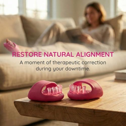 Image of Foot Arch Trainer for Plantar Fasciitis, Extra Wide Toe Splay Stretcher & Ankle Strengthener, Heavy Duty Flat Feet Arch Support for Women, Pilates Posture Corrector