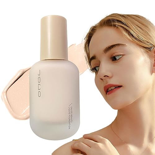 Base líquida | Base correctora duradera para control de aceite | Corrector Mate Resistente al calor y al sudor Líquido ligero Iluminar Base hidratante para maquillaje para piel seca Hunya
