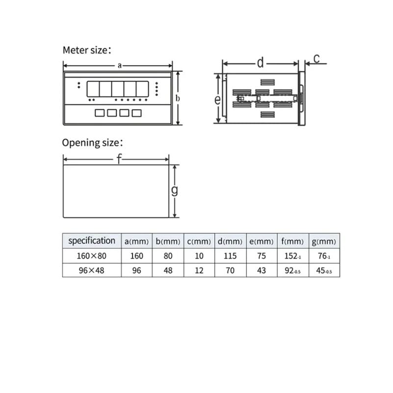 58mm Load Cell & Indicator Display Flat Type Load Cell Weighing Sensor 100g 200kg 300kg 500kg 1000kg 2000kg Weight Sensor(1000KG and Display)