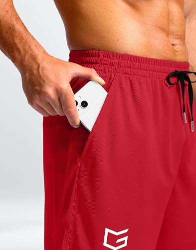 Image of G Gradual Men's Athletic Workout Shorts with Pockets 5 inch /7 inch /9 inch Lightweight Quick Dry Gym Basketball Running Shorts for Men
