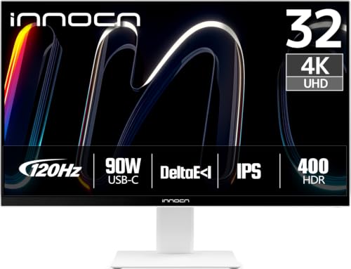 Image of INNOCN 32 inch 4K 120Hz / FHD 240Hz HDR400 USB-C 90W Monitor for MacBook /Mac mini - 16:9 IPS, DeltaE＜1, DP1.4, HDMI 2.1, Pivot Stand, CB32U1